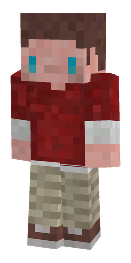 Red skin: body, front render