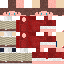 Red skin: raw texture render