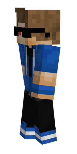 Black skin: body, left side render