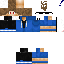 Black skin: raw texture render