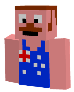 Blue skin: bust render