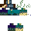 Blue skin: raw texture render