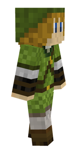 Brown skin: body, right side render