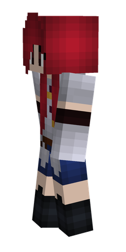 Black skin: body, left side render