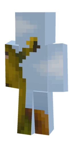 Blue skin: body, back render