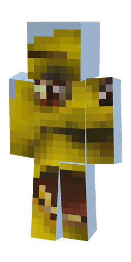 Blue skin: body, front render