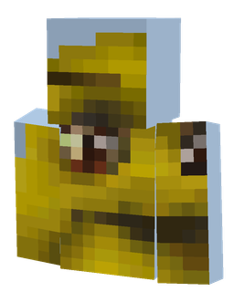 Blue skin: bust render