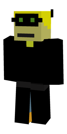 Black skin: body, front render
