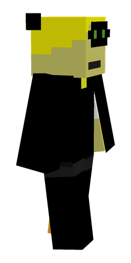 Black skin: body, right side render