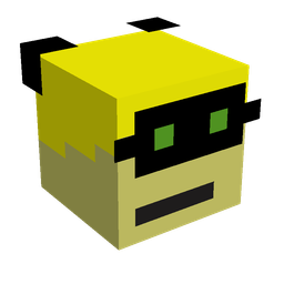 Black skin: head render