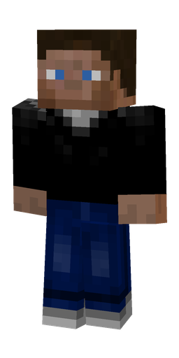Black skin: body, front render