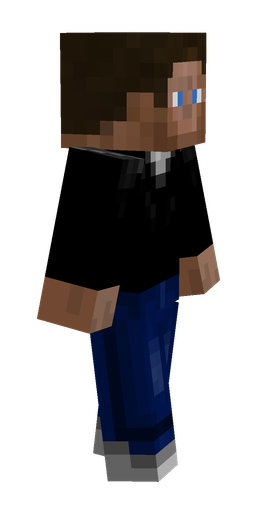Black skin: body, right side render