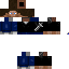 Black skin: raw texture render