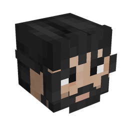 Black skin: head render