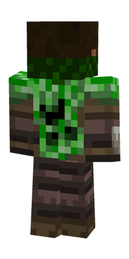 Black skin: body, back render