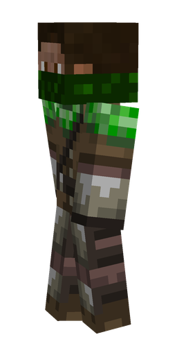 Black skin: body, left side render