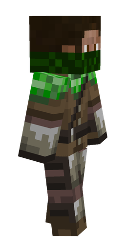 Black skin: body, right side render