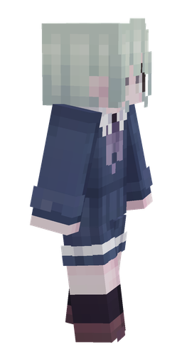 Blue skin: body, right side render