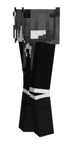Black skin: body, left side render