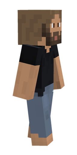 Black skin: body, right side render