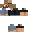 Black skin: raw texture render
