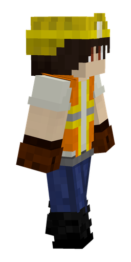 Black skin: body, right side render