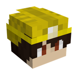 Black skin: head render