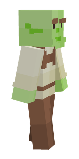 Brown skin: body, right side render