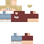 Blue skin: raw texture render