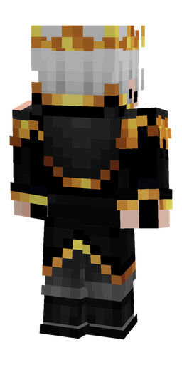 Black skin: body, back render