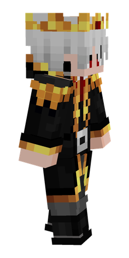 Black skin: body, right side render