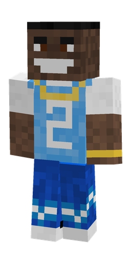 Blue skin: body, front render