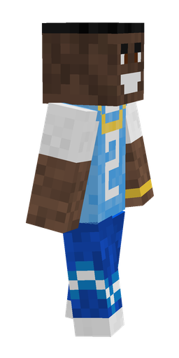 Blue skin: body, right side render