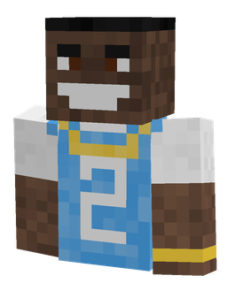Blue skin: bust render