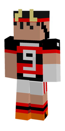 Black skin: body, back render