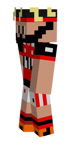 Black skin: body, left side render