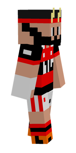 Black skin: body, right side render