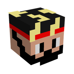 Black skin: head render