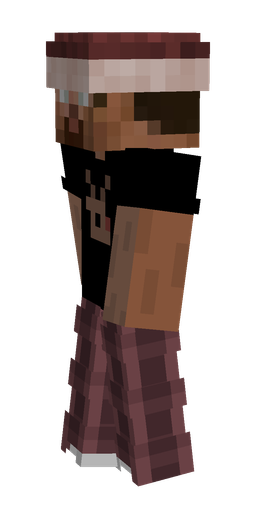 Black skin: body, left side render