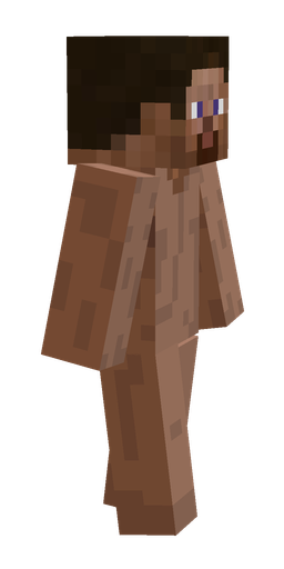 Brown skin: body, right side render