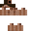 Brown skin: raw texture render