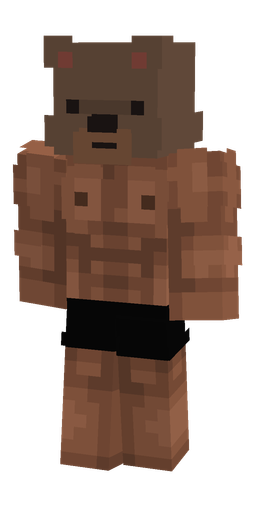 Brown skin: body, front render