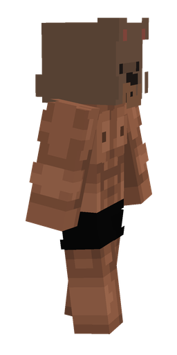 Brown skin: body, right side render