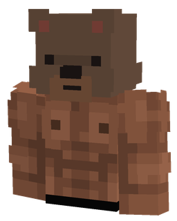 Brown skin: bust render