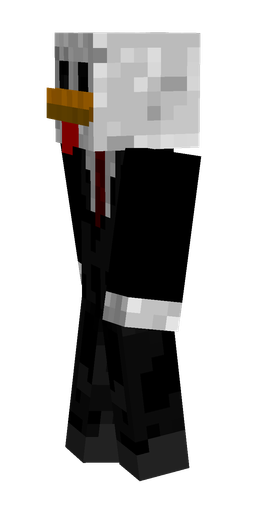Black skin: body, left side render