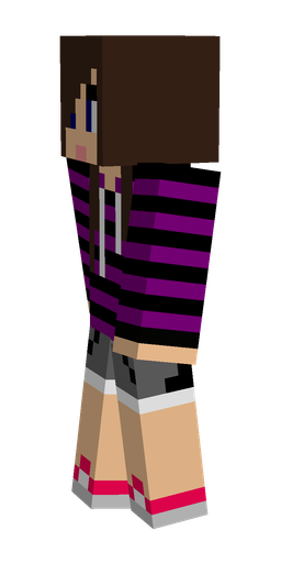 Black skin: body, left side render