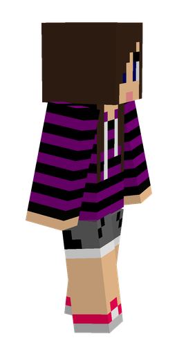 Black skin: body, right side render