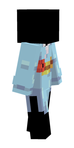 Blue skin: body, right side render
