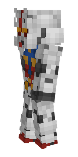 Black skin: body, left side render