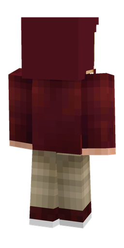 Brown skin: body, back render
